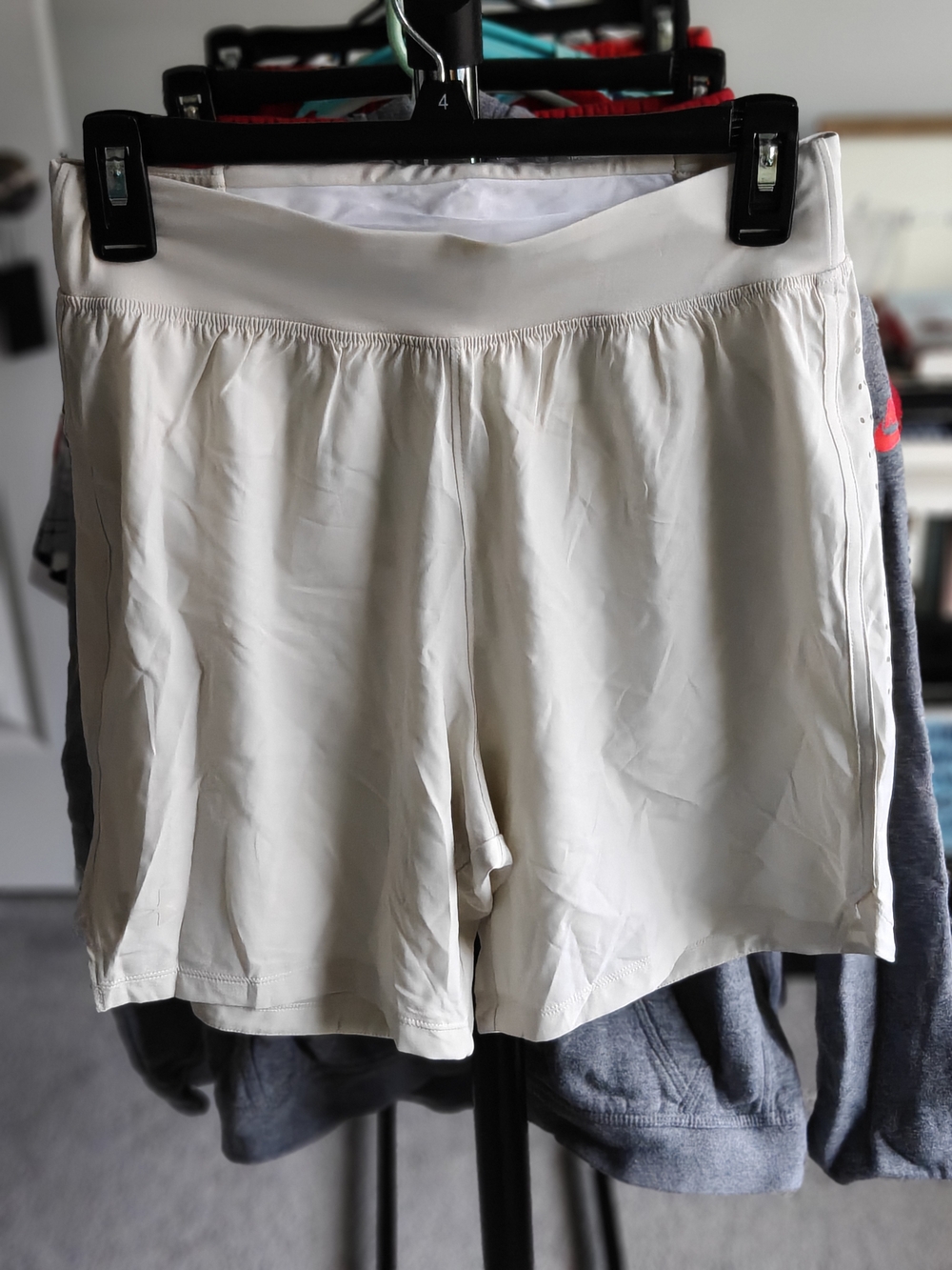 Under Armour Cream Athletic Shorts for Men - Picture 1 of 5